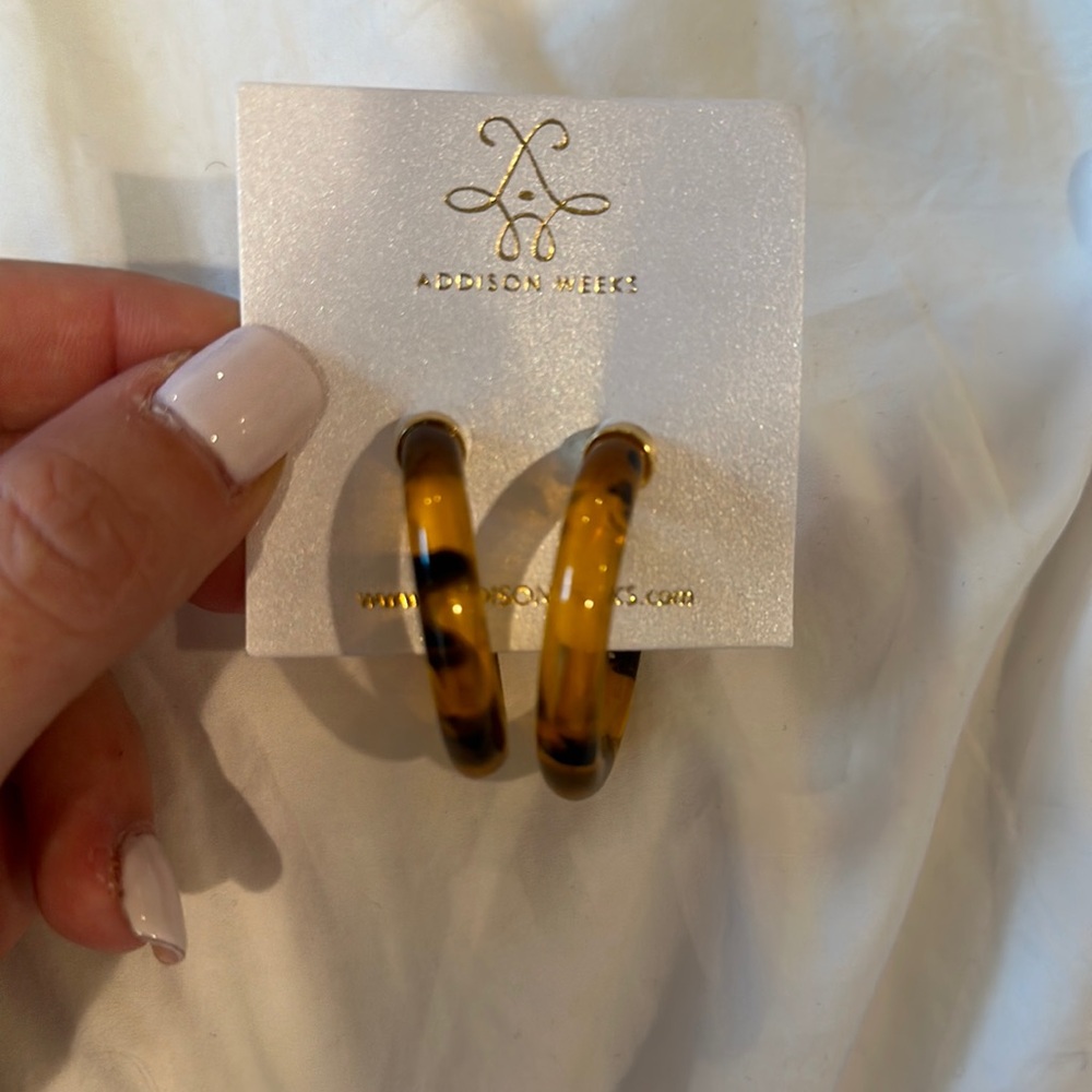 Addison weeks tortoise shell hoops